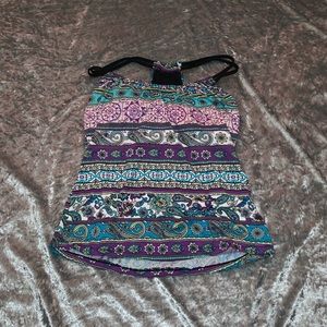 Cute Printed Swimsuit Top
